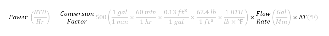 Total water heat equation, step 2