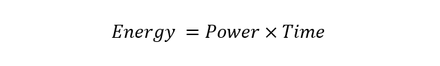 Energy equation, step 1